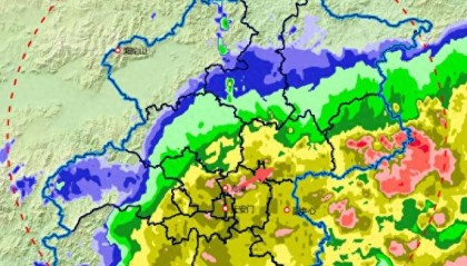 预计未来1-2小时，北京大部地区有雷阵雨，请注意防范