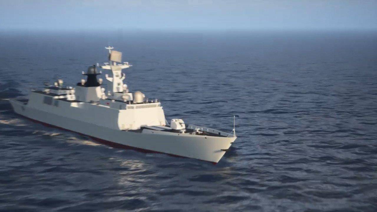 谁给的勇气?瑞典“击沉”052D驱逐舰,英国宣传打中国海军054A舰